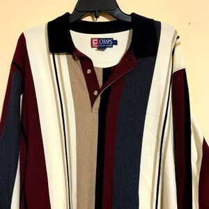 Chaps Ralph Lauren Striped Pull Over Size L